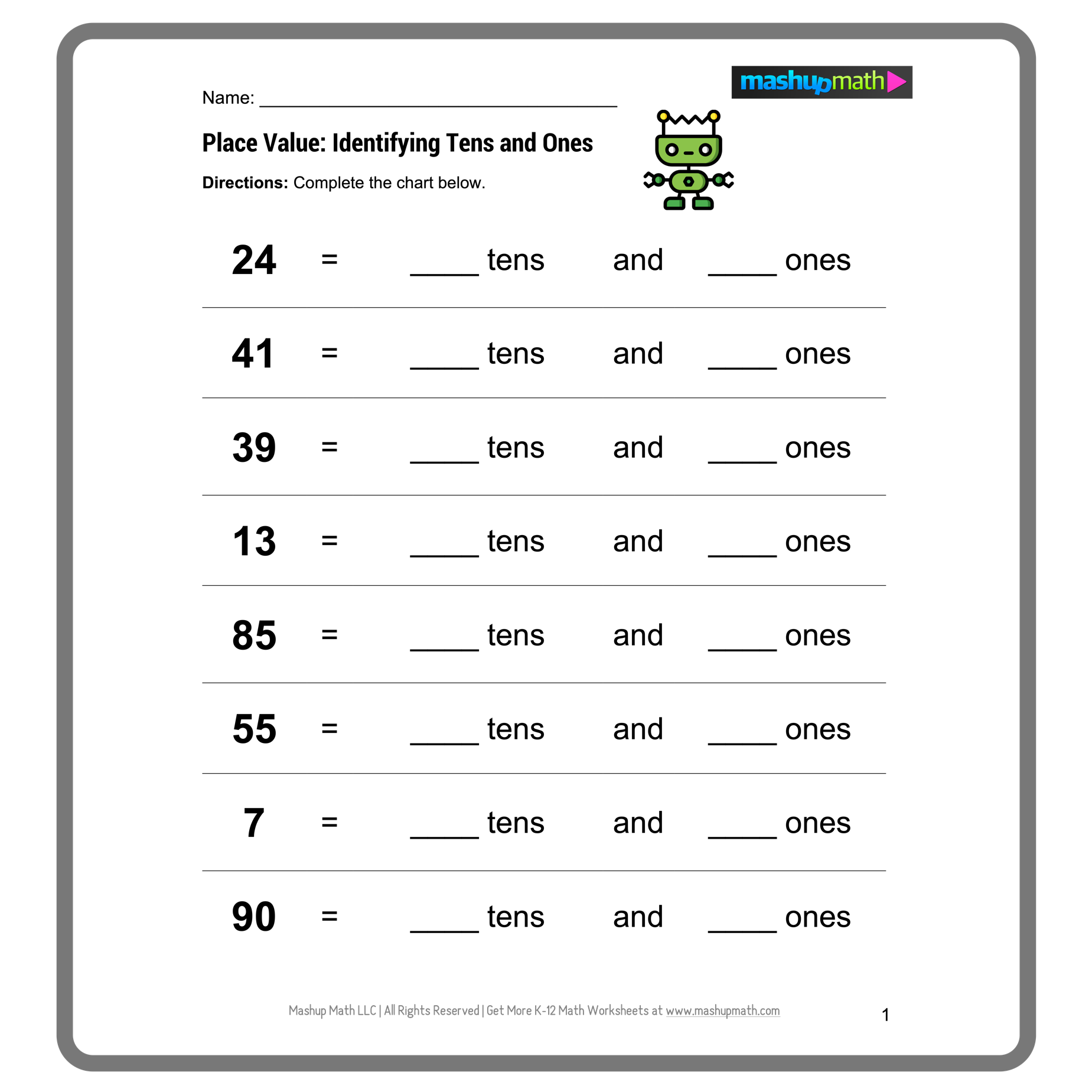 Free Place Value Worksheets Printable With Answers Mashup Math Free Place Value Worksheets Printable With Answers Mashup Math