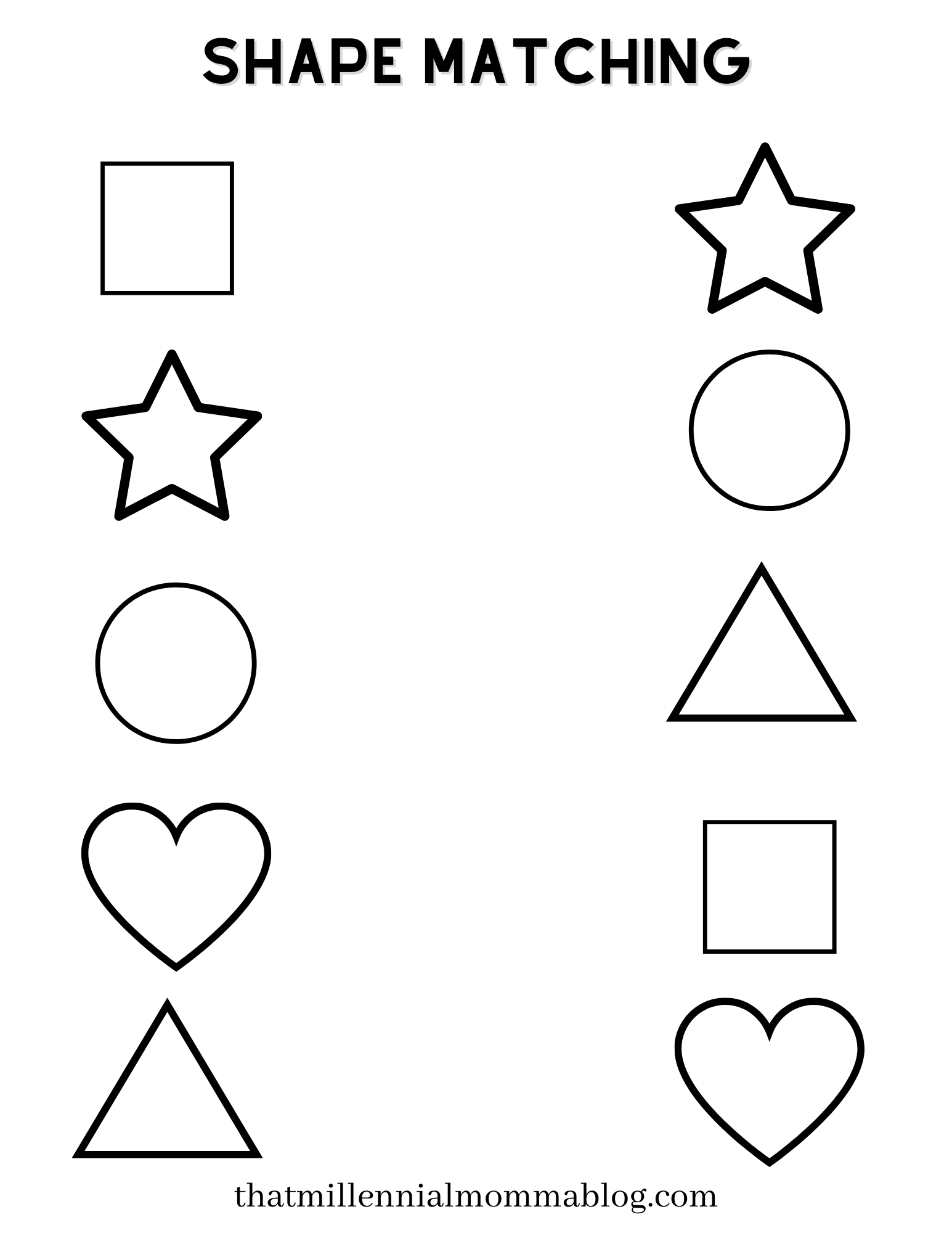 preschool free printable worksheets