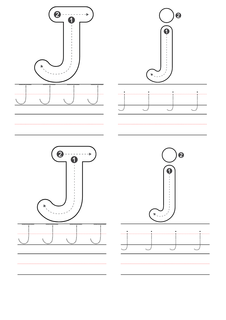 Free Preschool Letter J Worksheets Printable PDF Free Preschool Letter J Worksheets Printable PDF