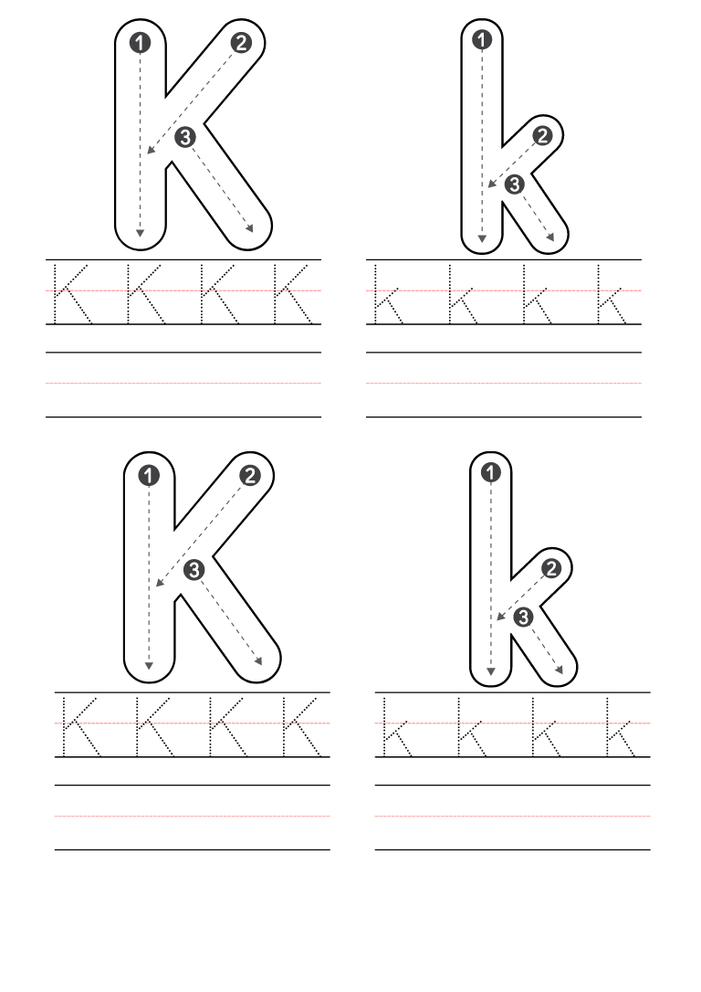 Free Printable Letter K Worksheets