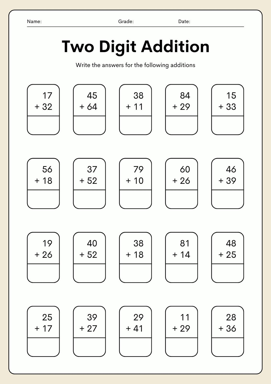 Free Printable Worksheets For Second Graders