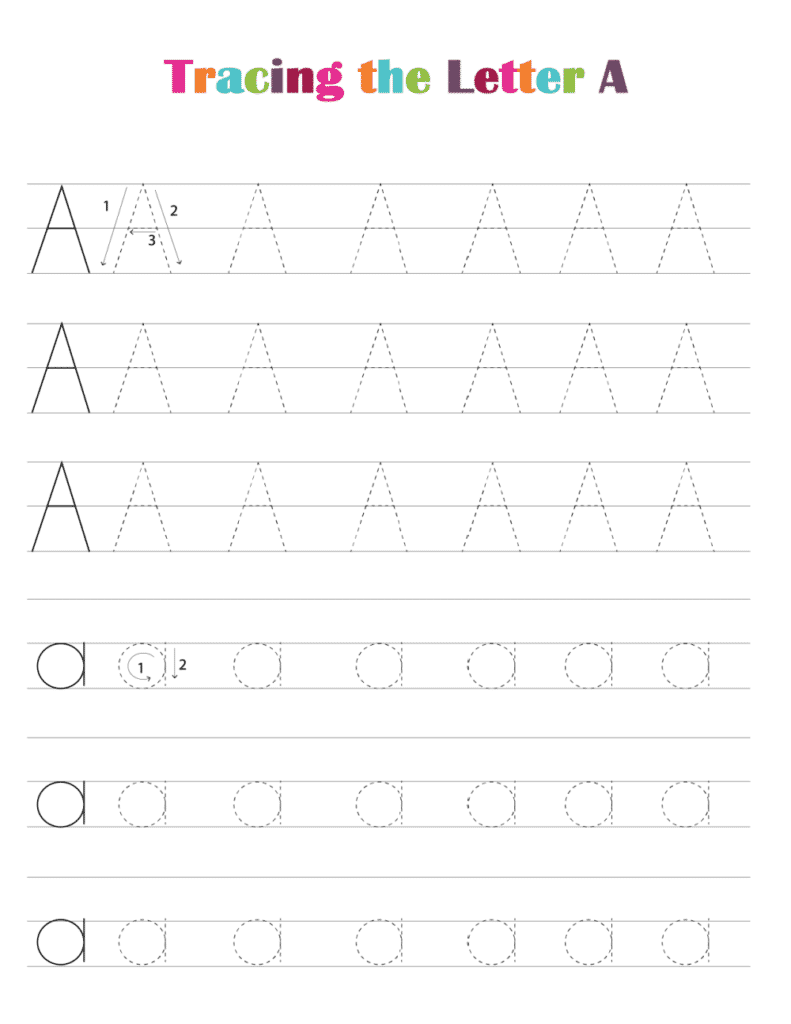 Free Printable Alphabet Tracing Worksheets PDF Letter A Free Printable Alphabet Tracing Worksheets PDF Letter A