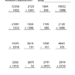 Free Printable Arithmetic Worksheet For Fifth Grade