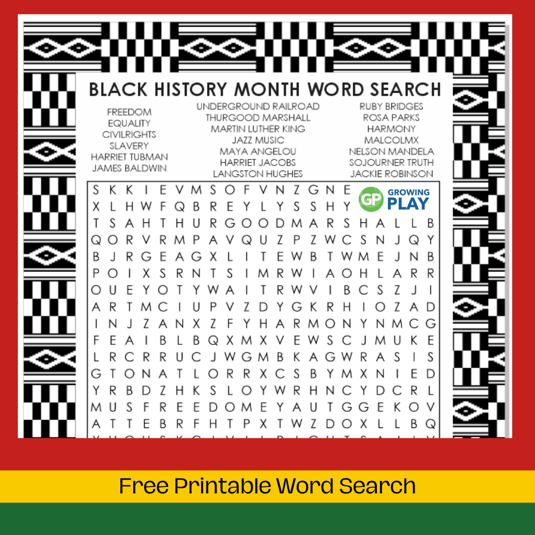 black history word search black history word search