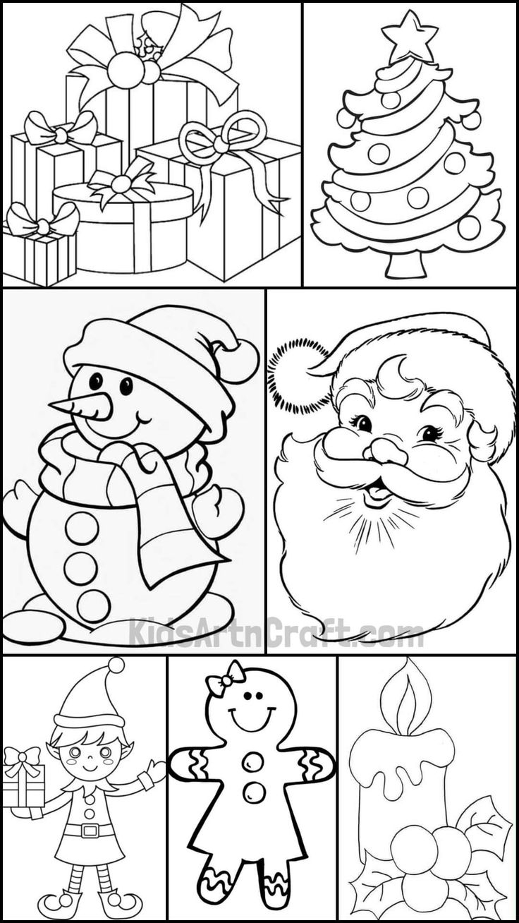 Free Printable Coloring Sheets For Christmas