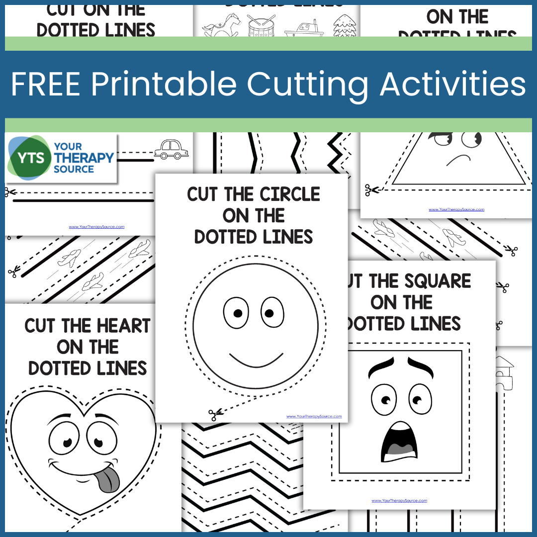 Free Printable Cutting Activities Packet Your Therapy Source