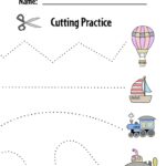 Free Printable Cutting Worksheets For Preschoolers The Hollydog Blog