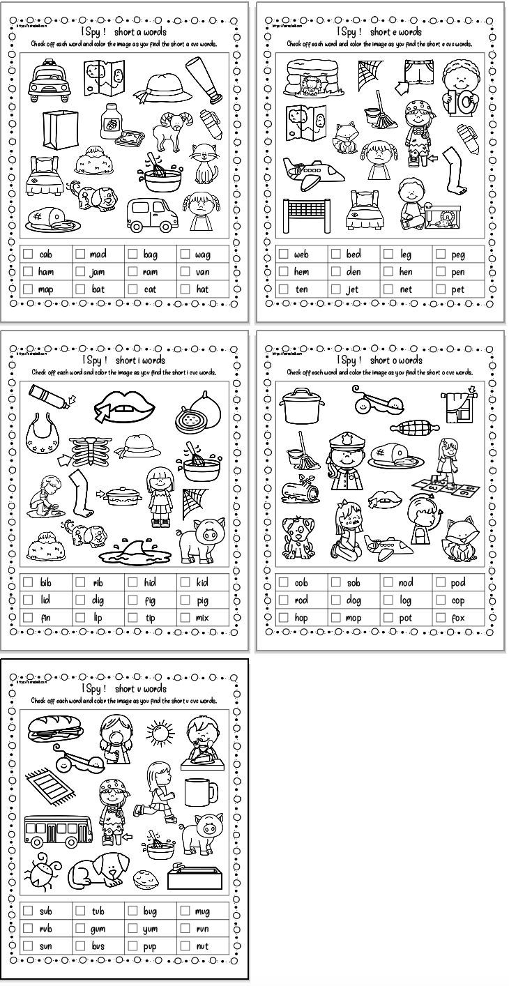 Free Printable CVC Word Worksheets Free Printable CVC Word Worksheets