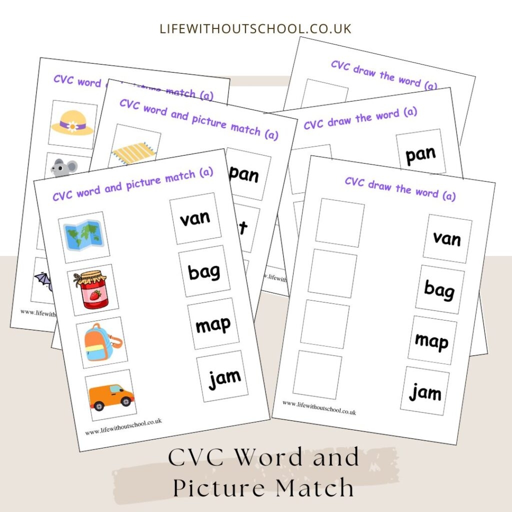 Free Printable CVC Worksheets For Kids Phonics Fun