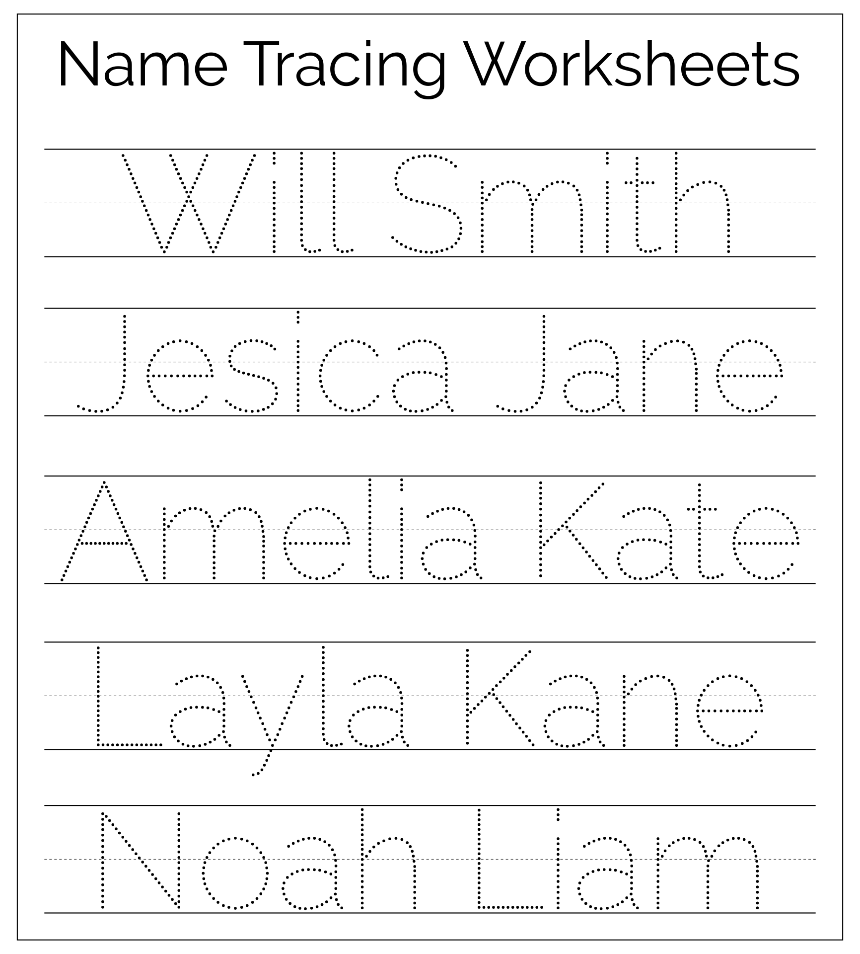 Free Printable EDITABLE Name Tracing Worksheets Worksheets Library Free Printable EDITABLE Name Tracing Worksheets Worksheets Library