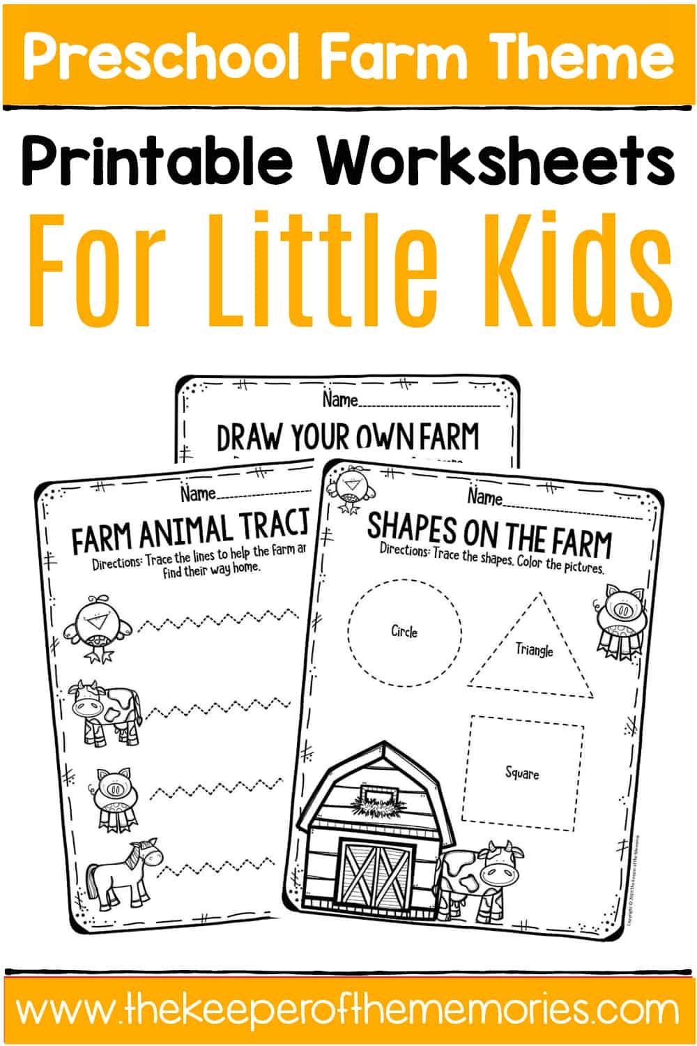 free printable farm worksheets for preschoolers
