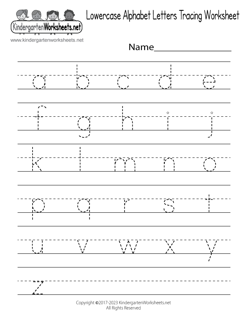 Free Printable Kindergarten Writing Worksheets