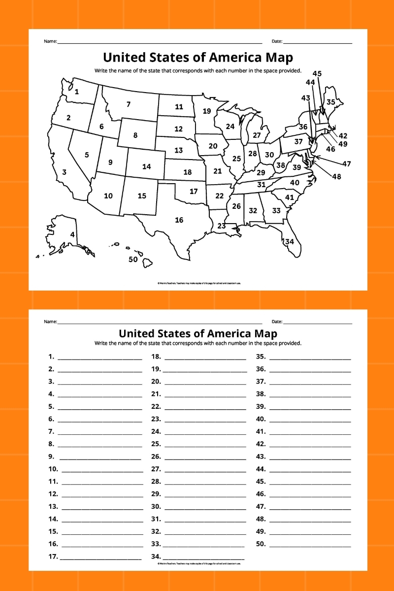 free printable states and capitals worksheets free printable states and capitals worksheets