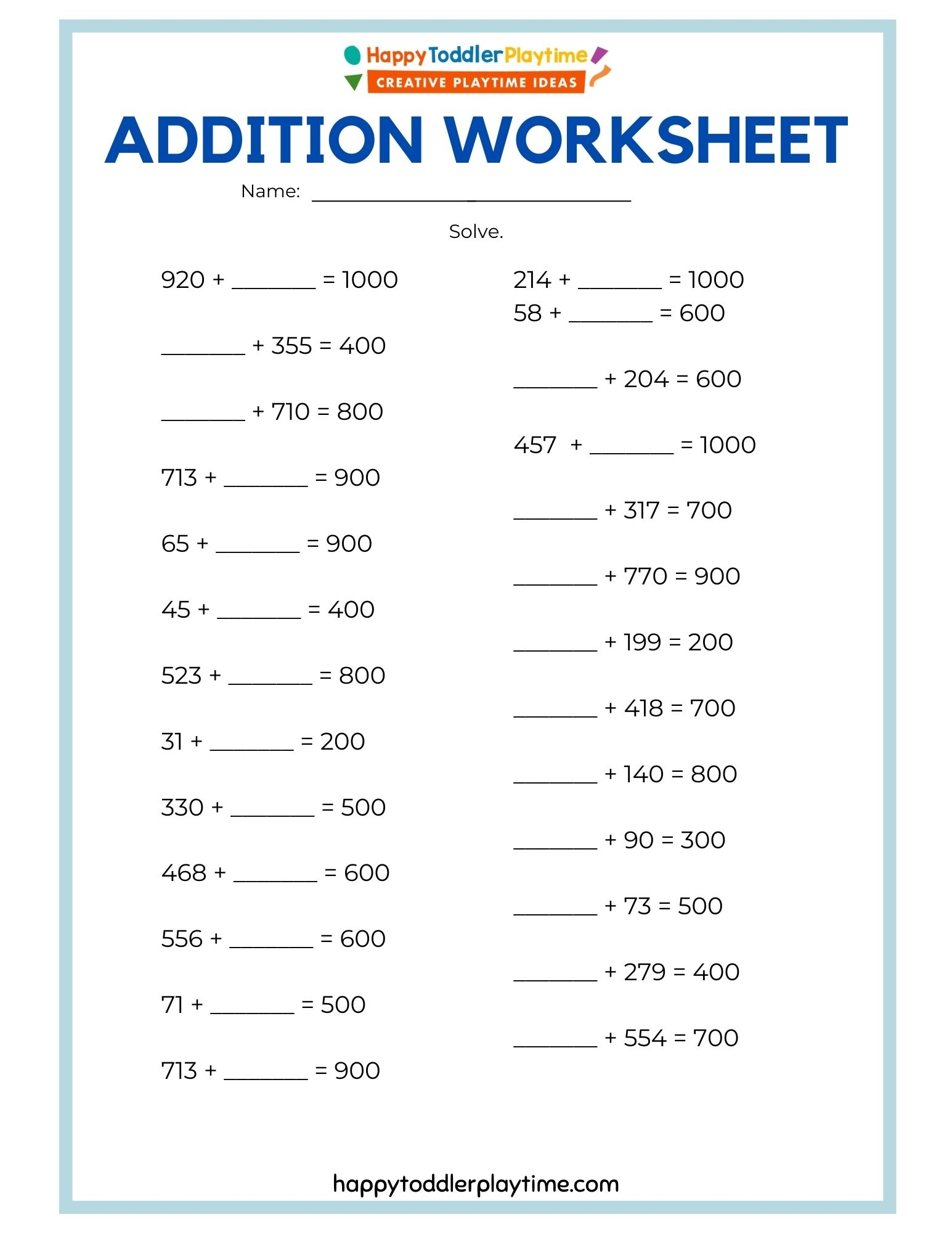 printable 4th grade math worksheets