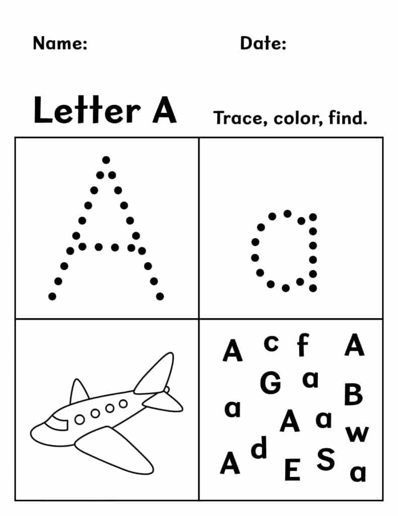 Free Pre K Worksheets Printable