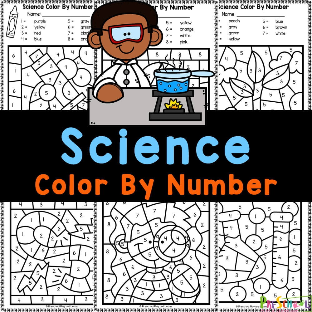 color by number free printable worksheets