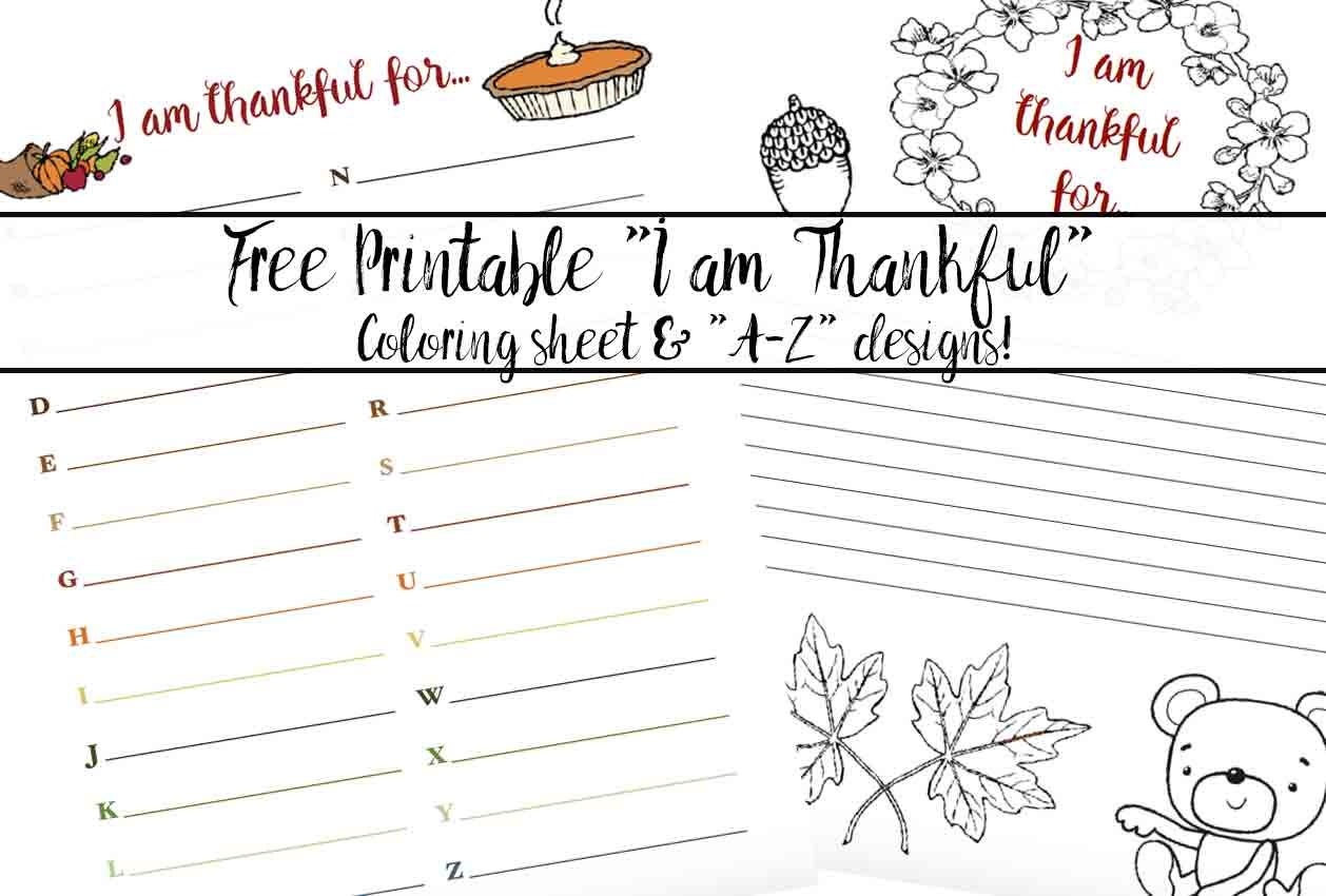 Free Printable Thankful For Worksheet 2 Designs Free Printable Thankful For Worksheet 2 Designs