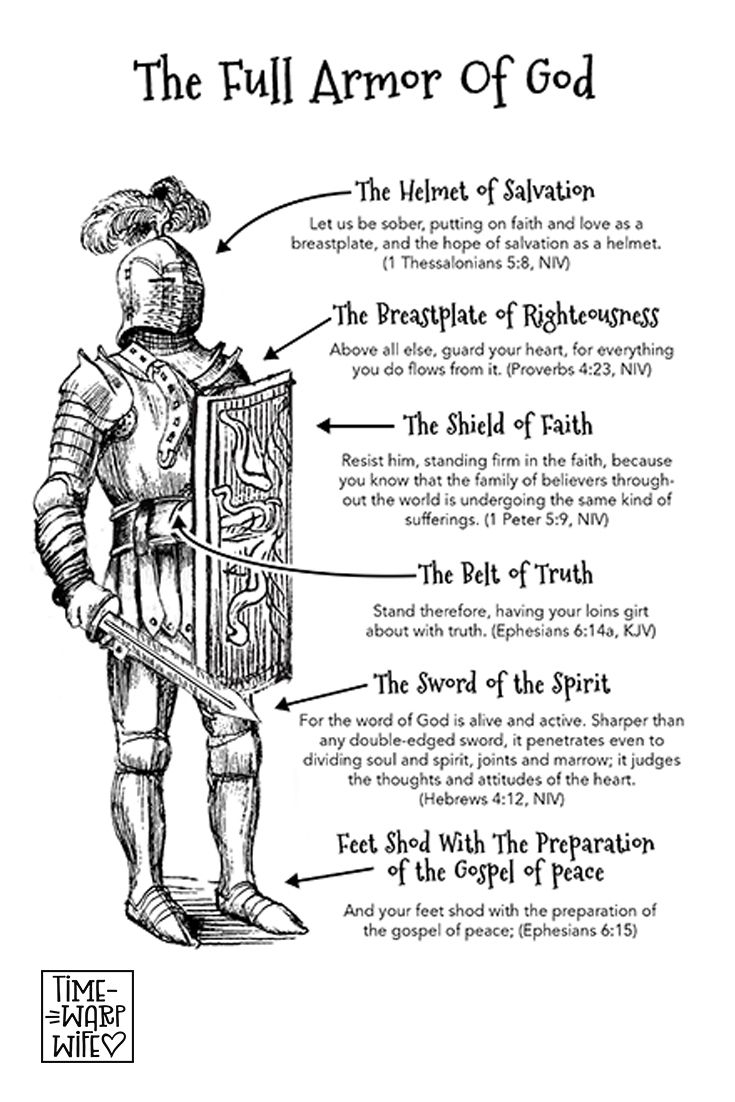 Free Printable The Full Armor Of God Free Printable The Full Armor Of God