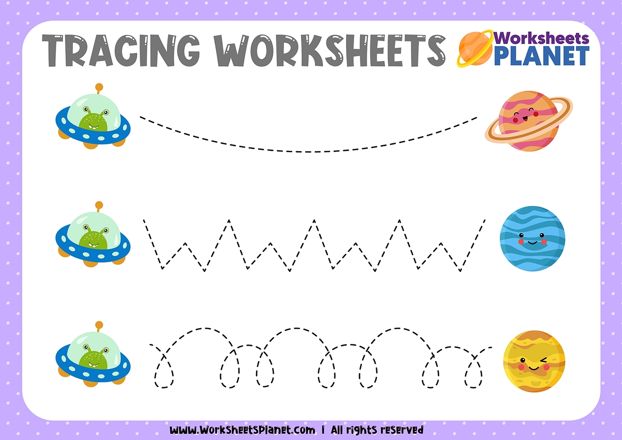 Free Printable Tracing Worksheets For Kids
