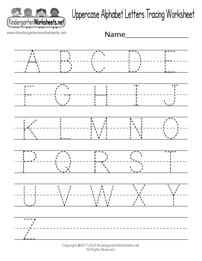 Printable Handwriting Worksheets For Kindergarten Free