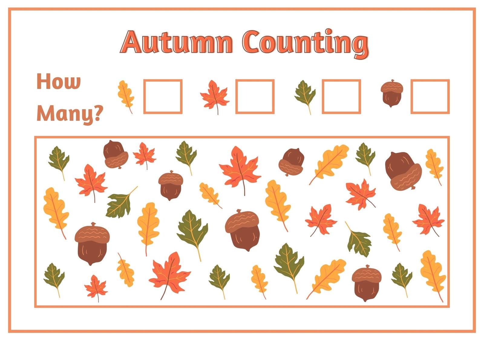 Fall Leaves Worksheets Printables