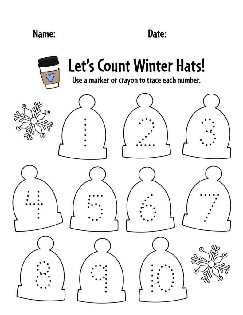 Free Printable Winter Worksheets