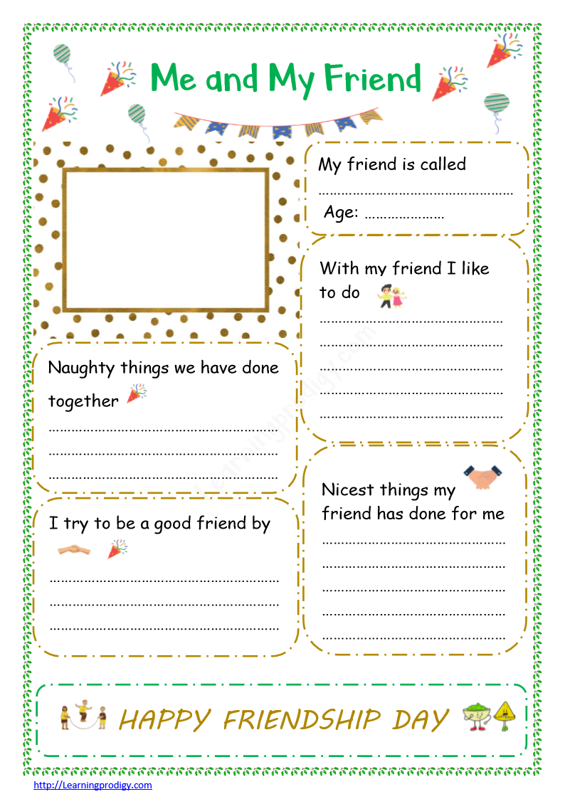 Freeprintable Friendship Day Worksheet Archives LearningProdigy Freeprintable Friendship Day Worksheet Archives LearningProdigy