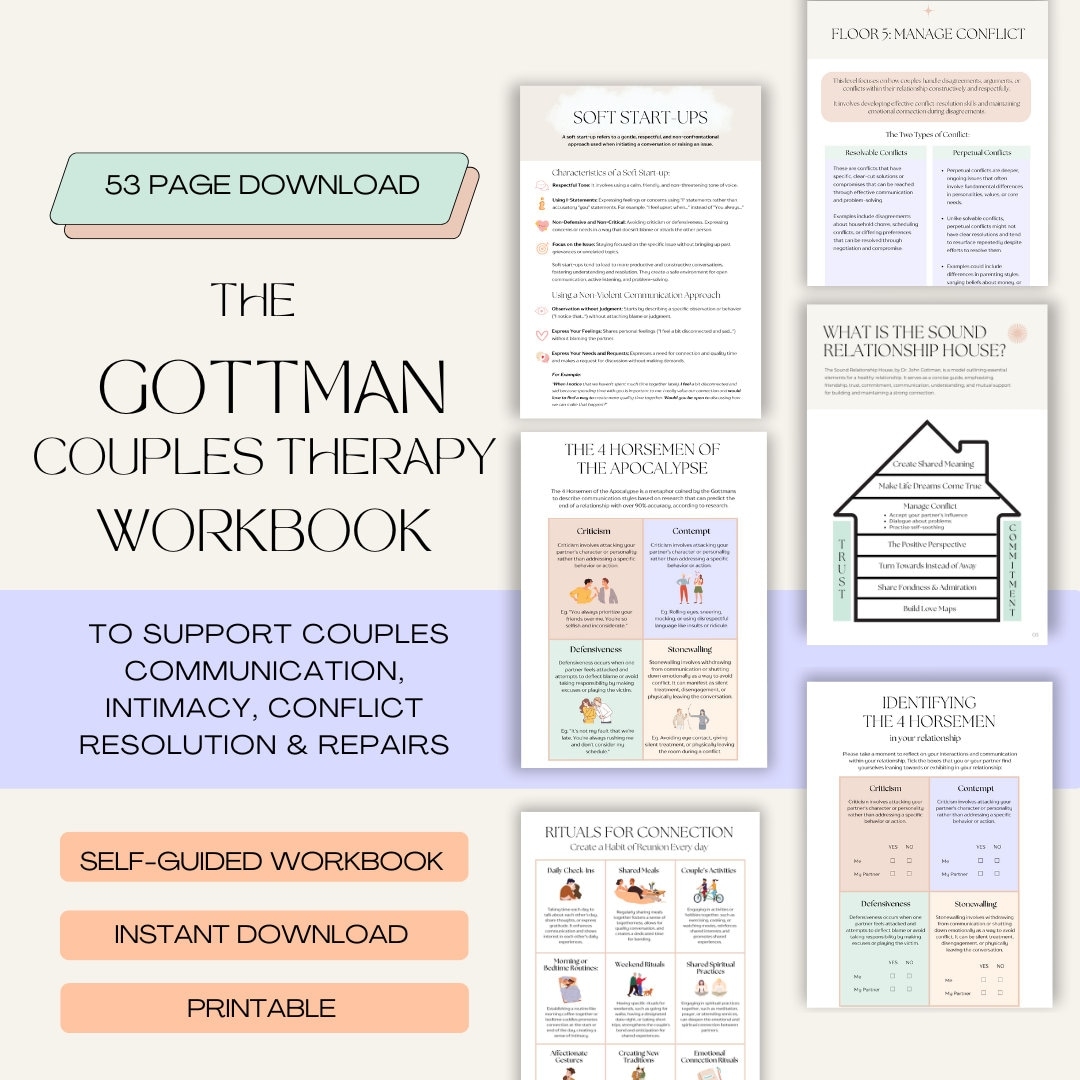 printable gottman method worksheets