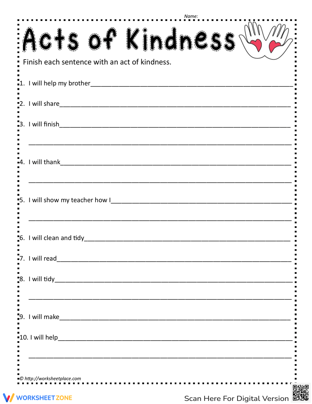 Grade 2 Kindness Worksheets Printable Grade 2 Kindness Worksheets Printable
