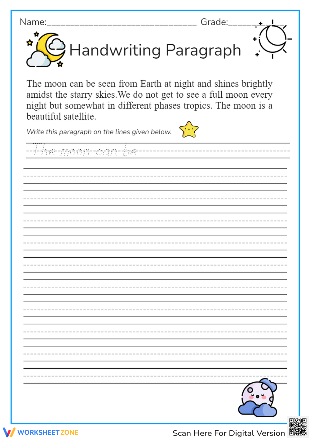 Grade 3 Handwriting Worksheets