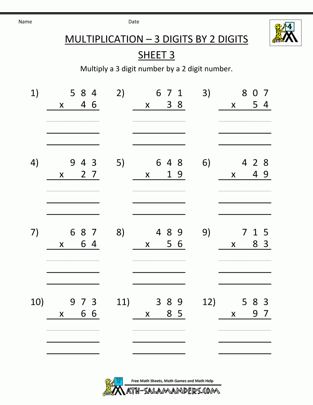 multiplication worksheets grade 4 printable multiplication worksheets grade 4 printable