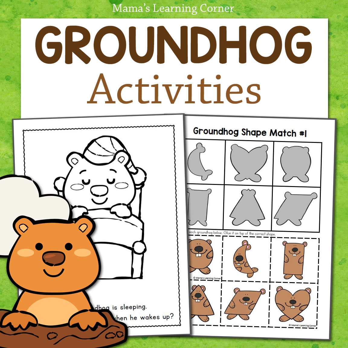 Groundhog Day Worksheets And Activities Mamas Learning Corner Groundhog Day Worksheets And Activities Mamas Learning Corner