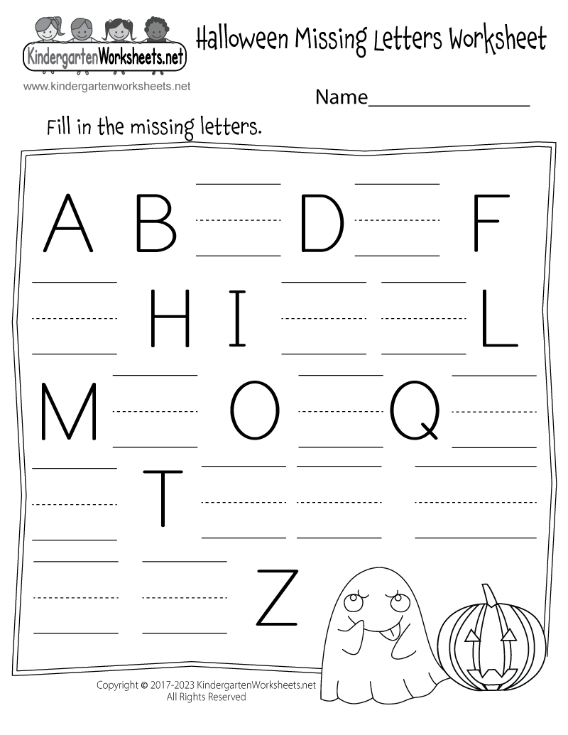 Halloween Missing Letters Worksheet Free Printable Digital PDF Halloween Missing Letters Worksheet Free Printable Digital PDF