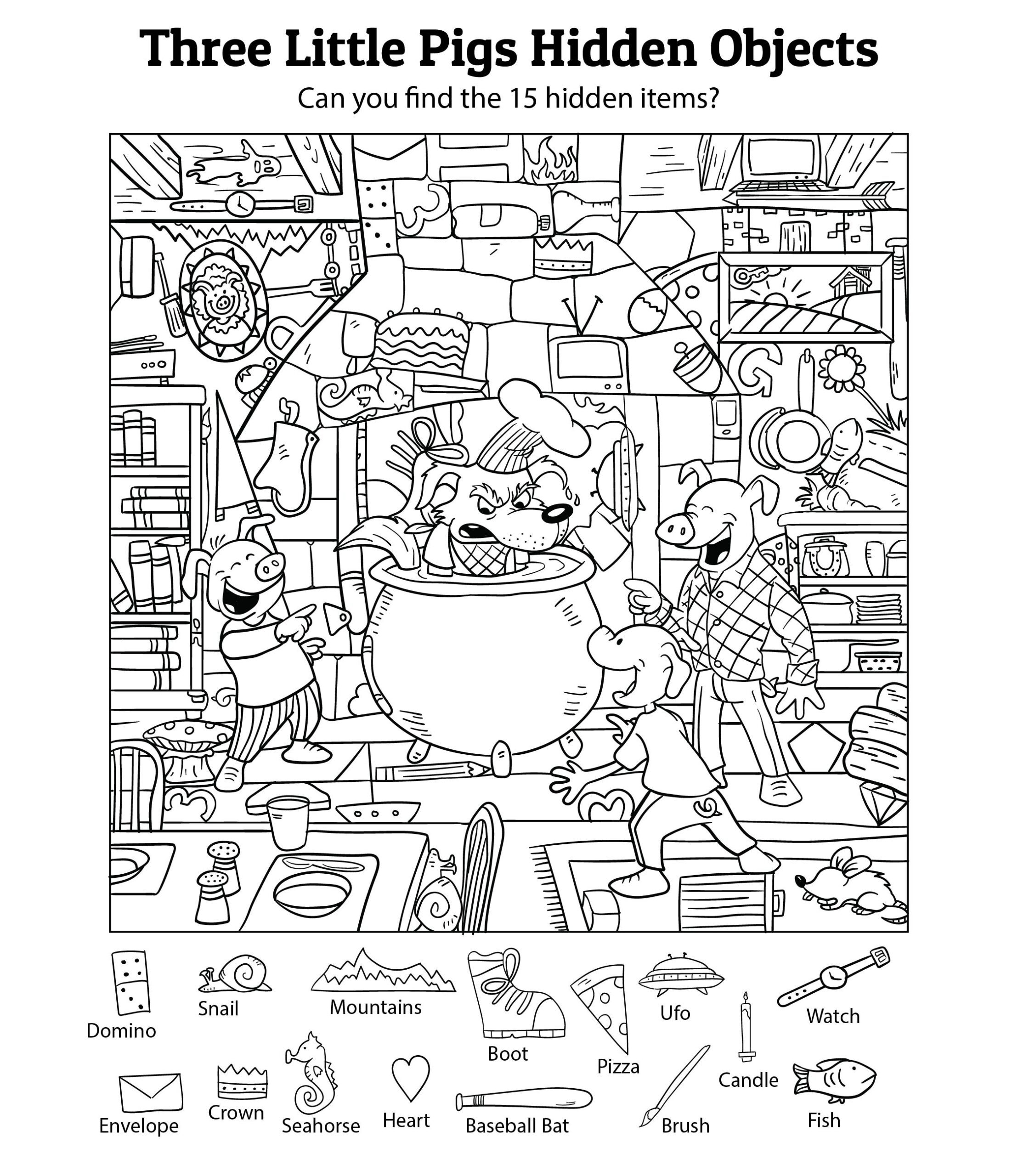 free highlights hidden pictures printable worksheets