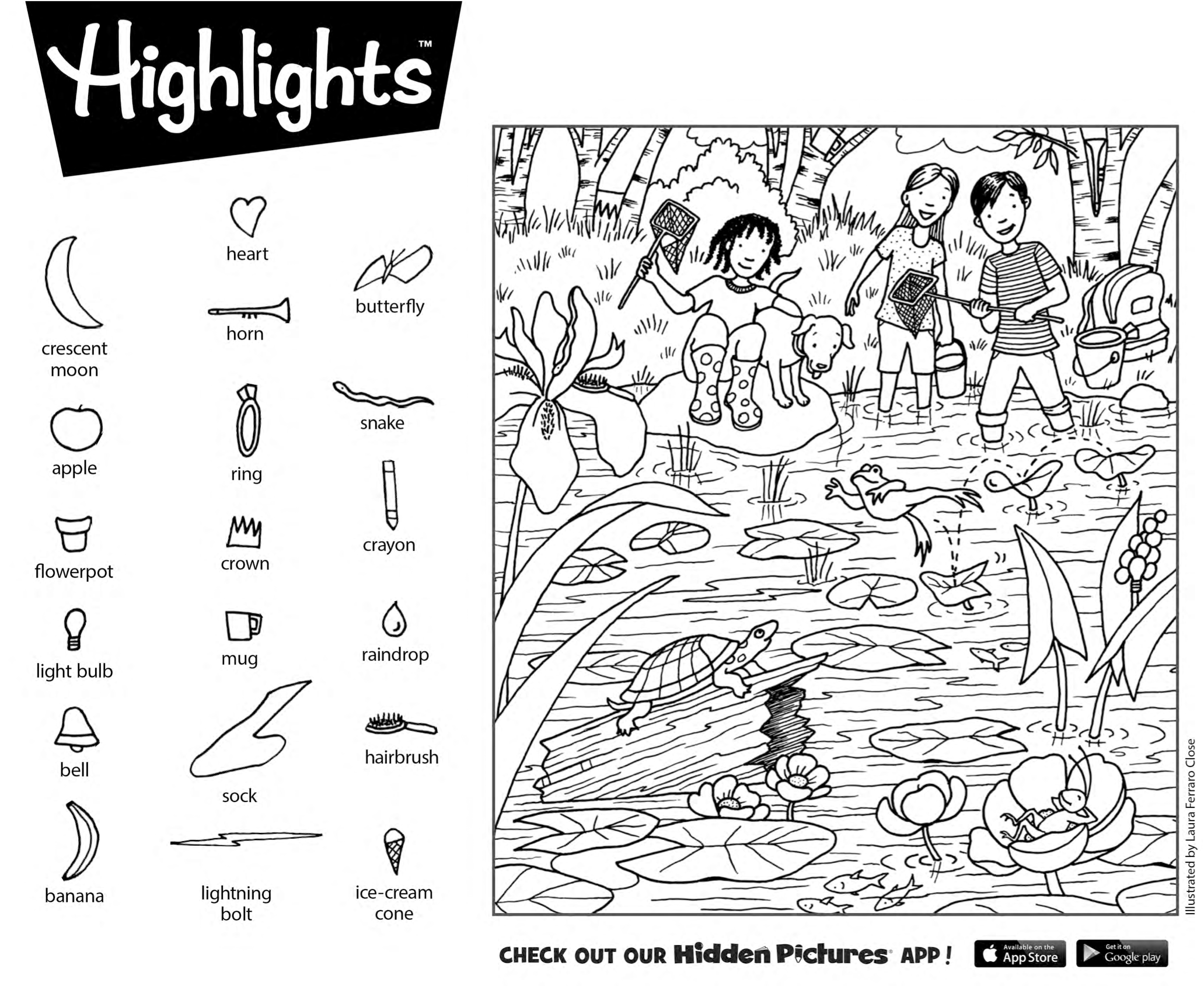 Highlights Hidden Pictures Printable 123 Worksheets Worksheets Library
