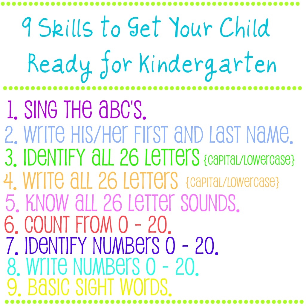 what to learn in kindergarten what to learn in kindergarten
