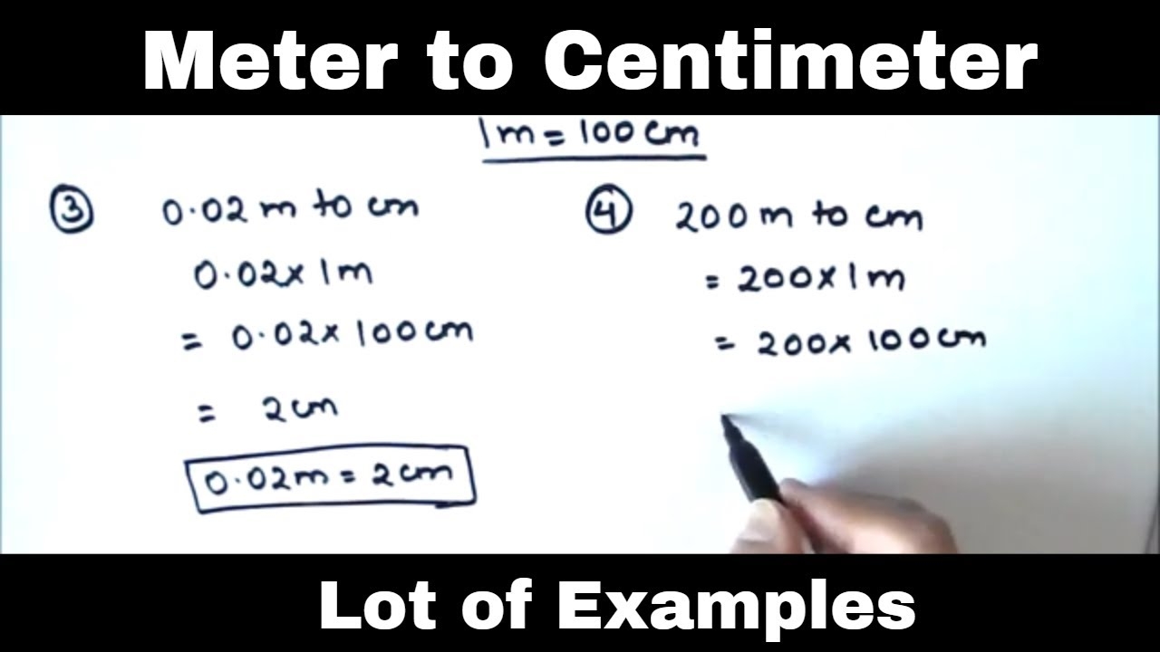 How To Convert Meter To Centimeter Converting Meter To Centimeter M To Cm Lot Of Examples YouTube How To Convert Meter To Centimeter Converting Meter To Centimeter M To Cm Lot Of Examples YouTube