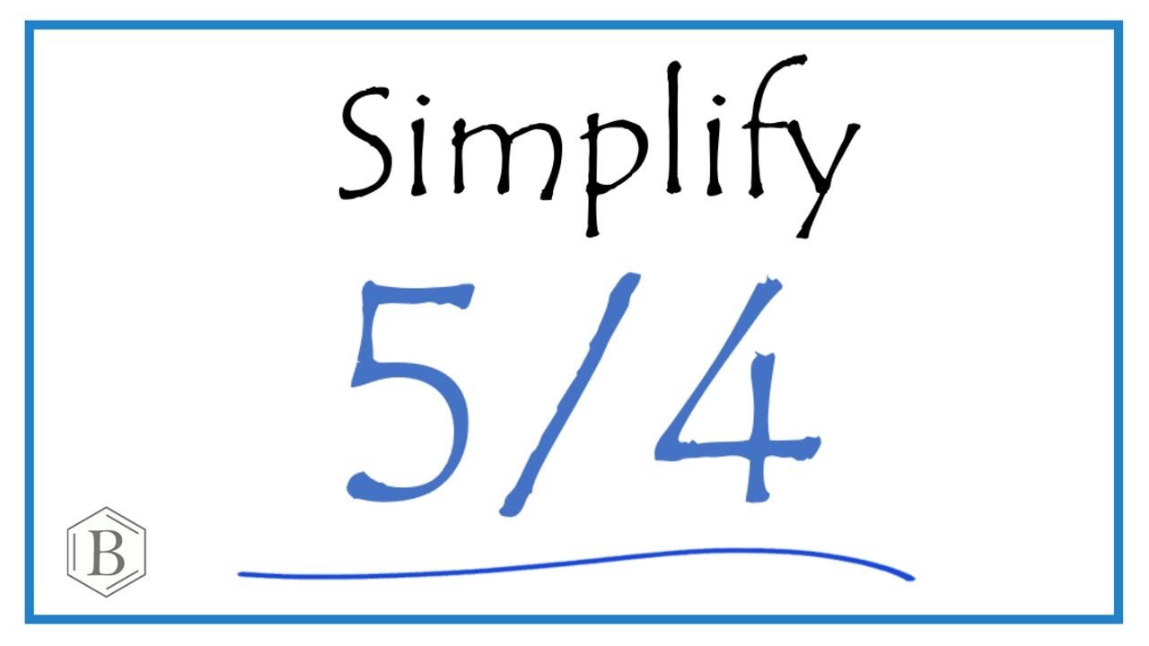 5 4 As A Mixed Number