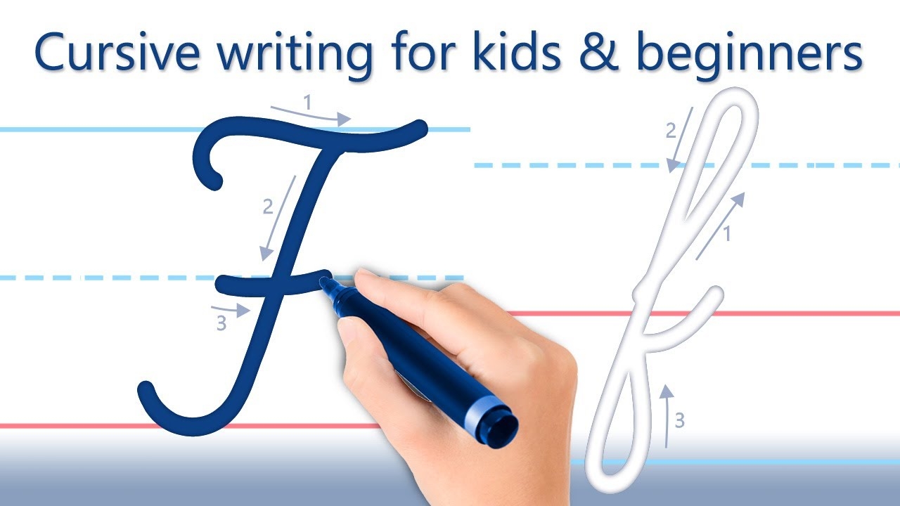 How To Write A Cursive F