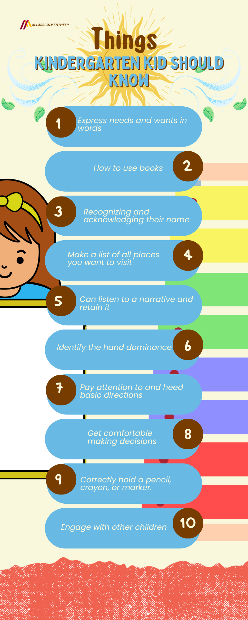 Important Things Kindergarten Kid Should Know Important Things Kindergarten Kid Should Know