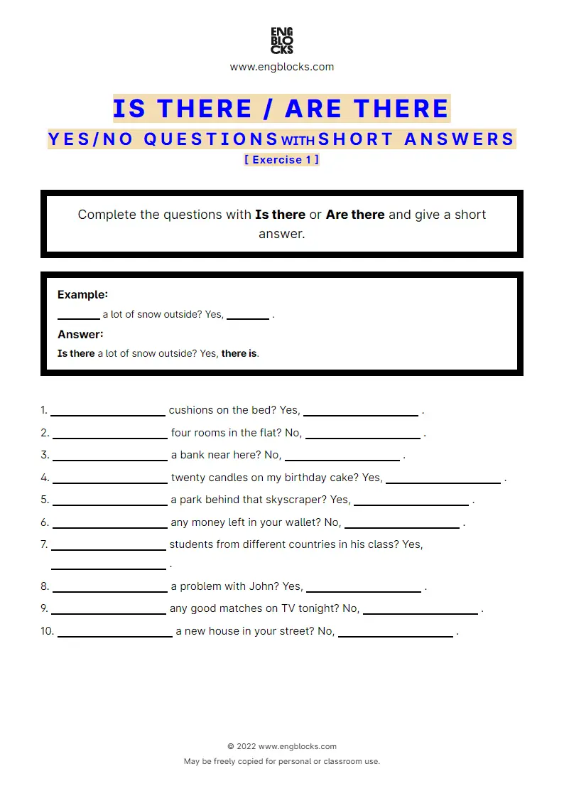 Is There Are There Questions And Short Answers Worksheet Worksheets Library Is There Are There Questions And Short Answers Worksheet Worksheets Library
