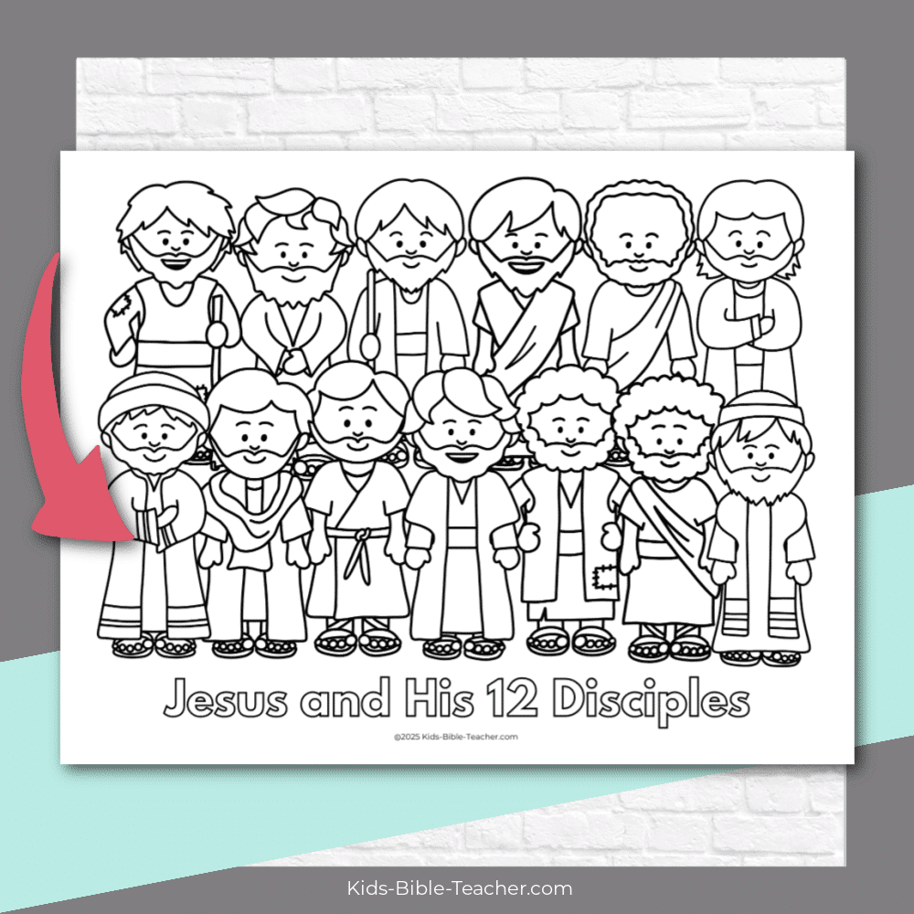 Free Printable 12 Disciples Worksheet