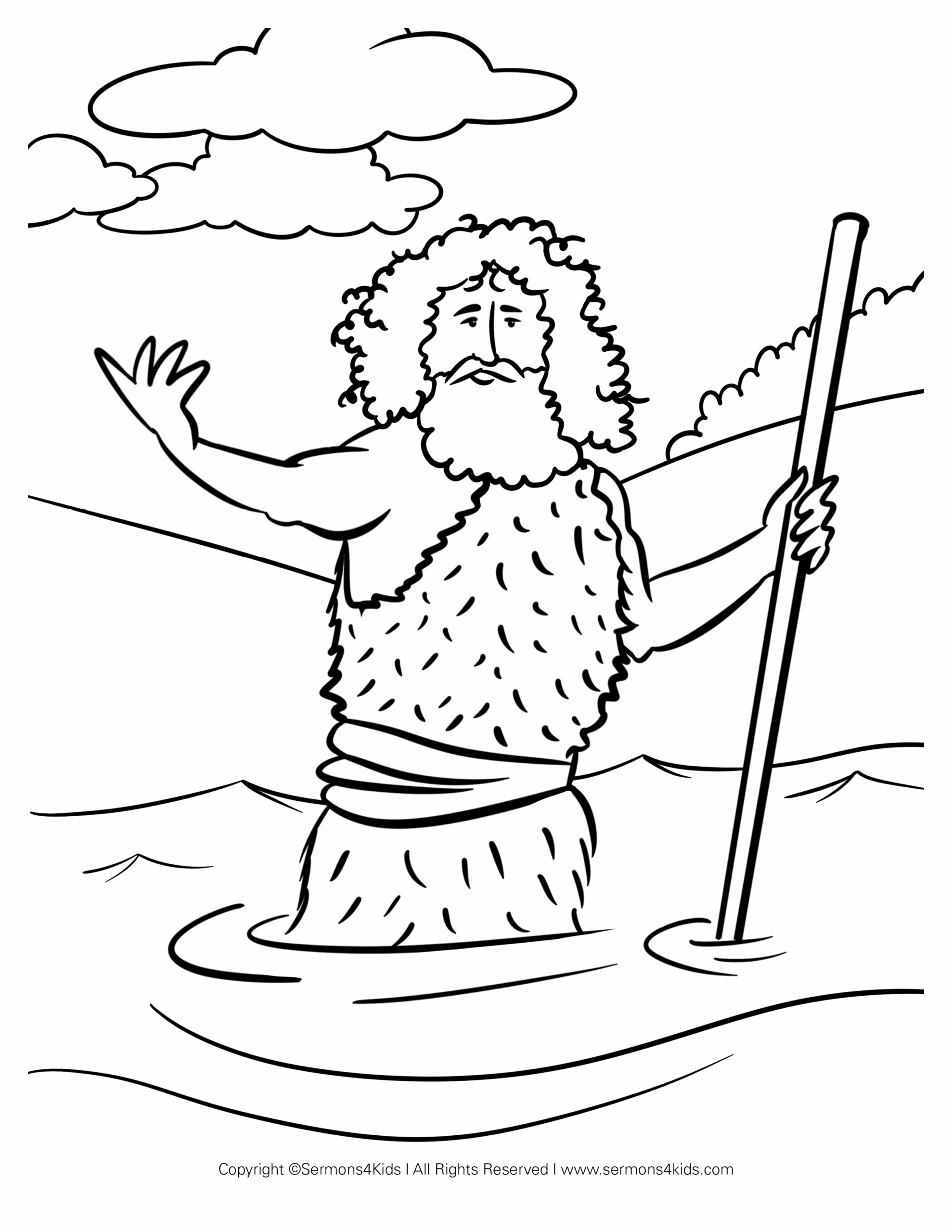 Free Printable John The Baptist Worksheets