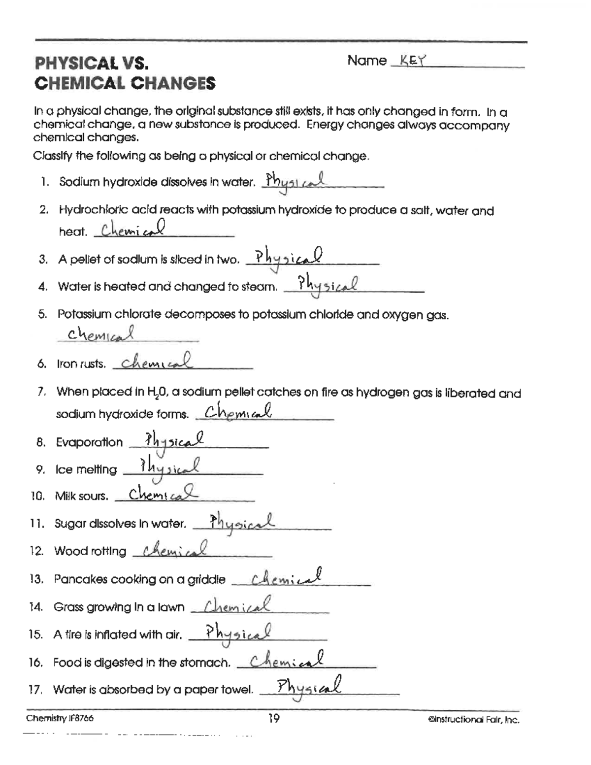Key Differences Between Physical And Chemical Changes Studocu Key Differences Between Physical And Chemical Changes Studocu