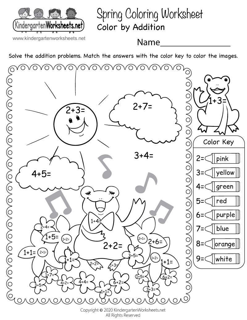 Kindergarten WSheets On X We Have A Series Of Free Spring Worksheets Kids Can Practice Counting Adding Subtracting Reading Letter Tracing And Rhyming You Can Download And Print Them Here Https t co RqCgP7WrB3 Springtime