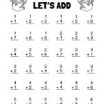 Let s Add 1st Grade Math Worksheet Catholic Dove Themed