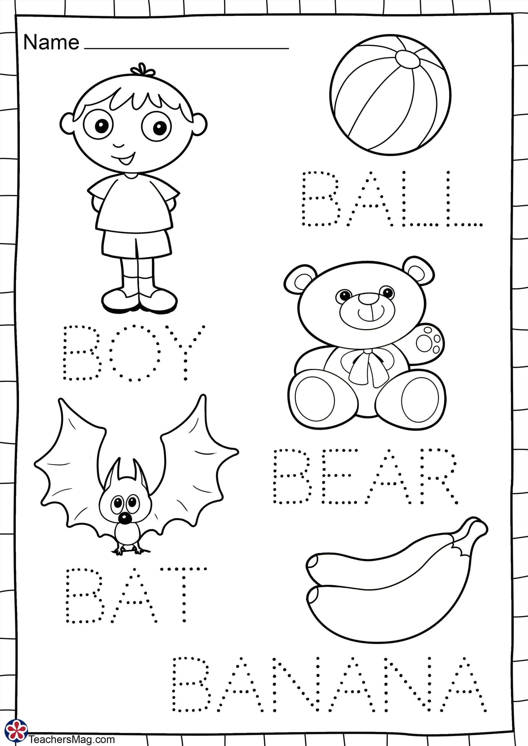 Letter B Free Worksheets TeachersMag Letter B Free Worksheets TeachersMag