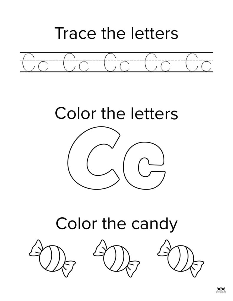 letter c worksheets preschool