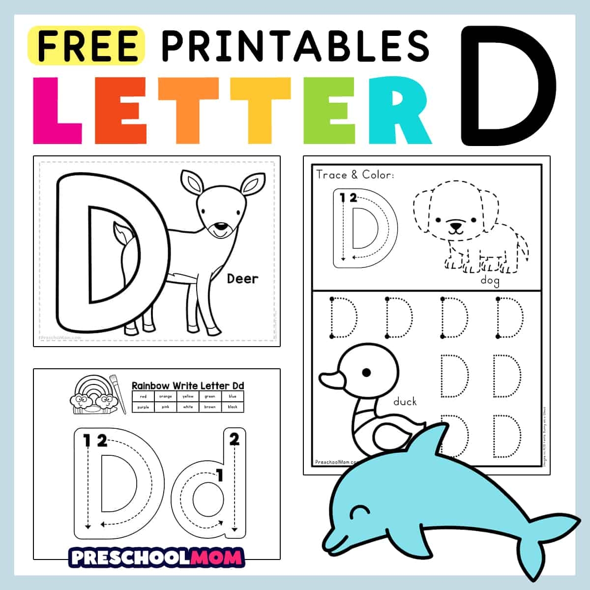 Letter D Preschool Printables Preschool Mom Letter D Preschool Printables Preschool Mom