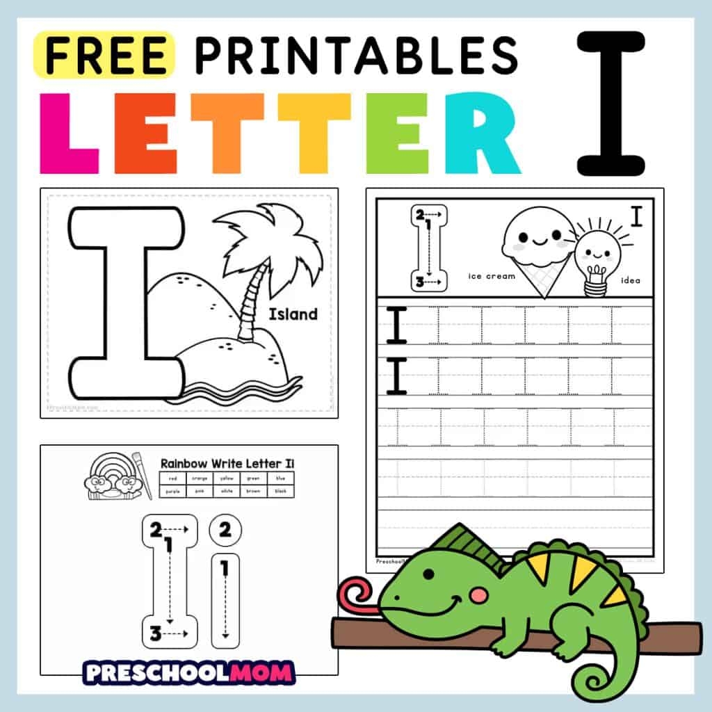 Letter I Free Printable Worksheets